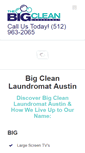 Mobile Screenshot of bigcleanlaundromat.com